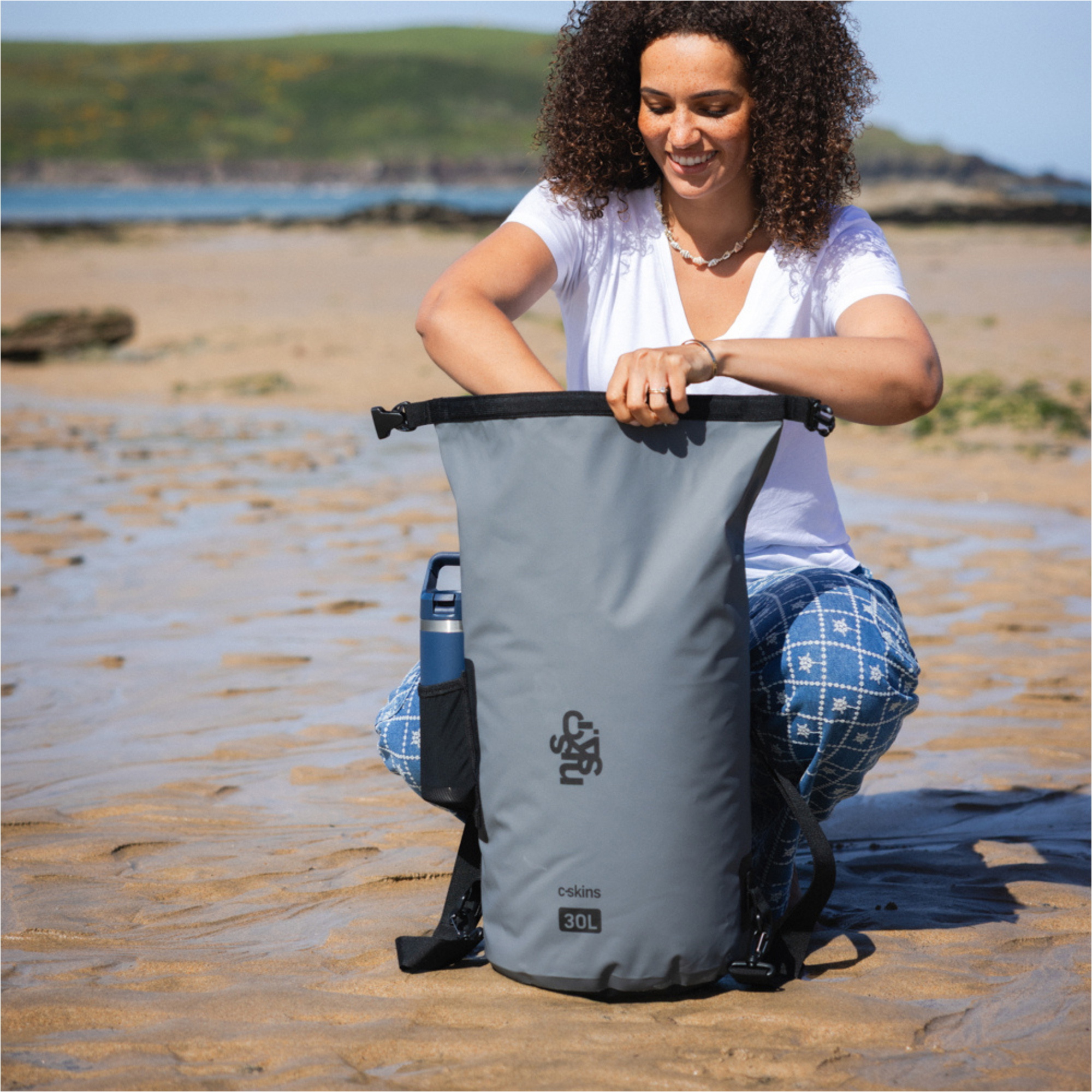 2026 C-Skins Session 30L Dry Bag C-DBSE30 - Storm Grey